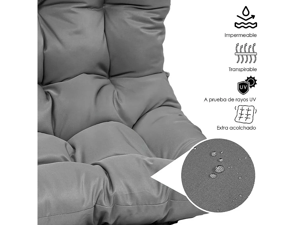 Silla Colgante Yoevu - para interior y exterior - YV-SWINGCHAIR