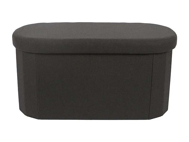 Coffre Banc Pliable Noir 76x38 cm - MITHIA