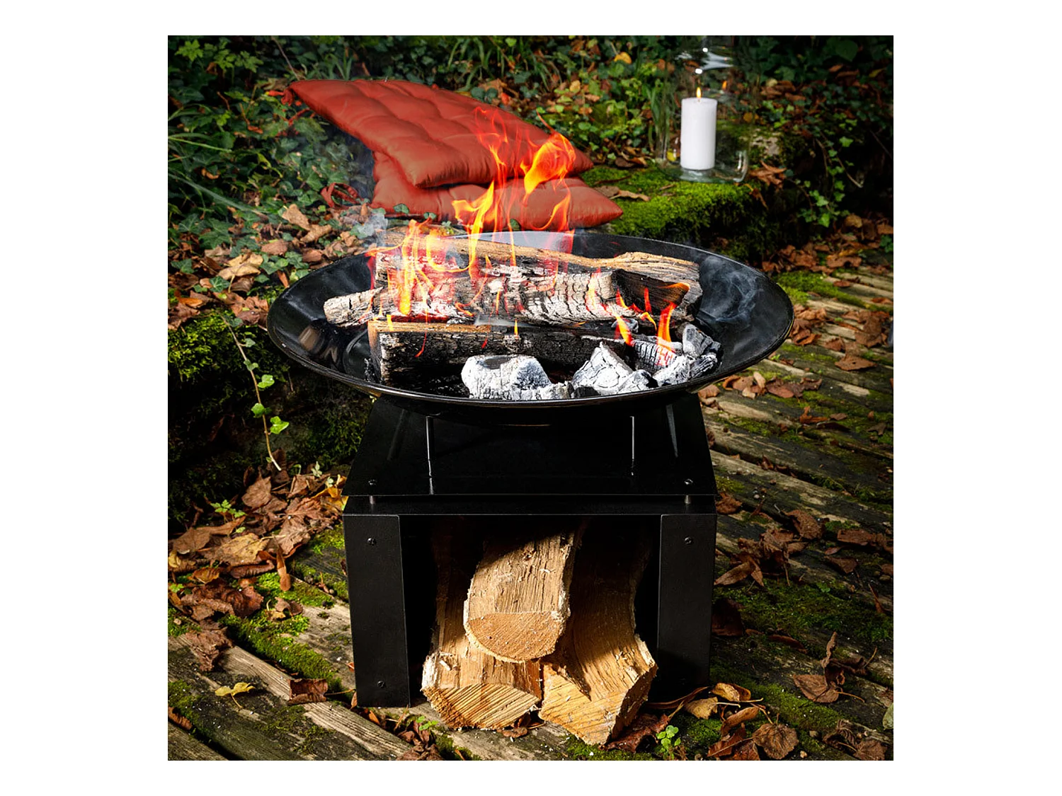 Brasero + range bûches - SOMAGIC