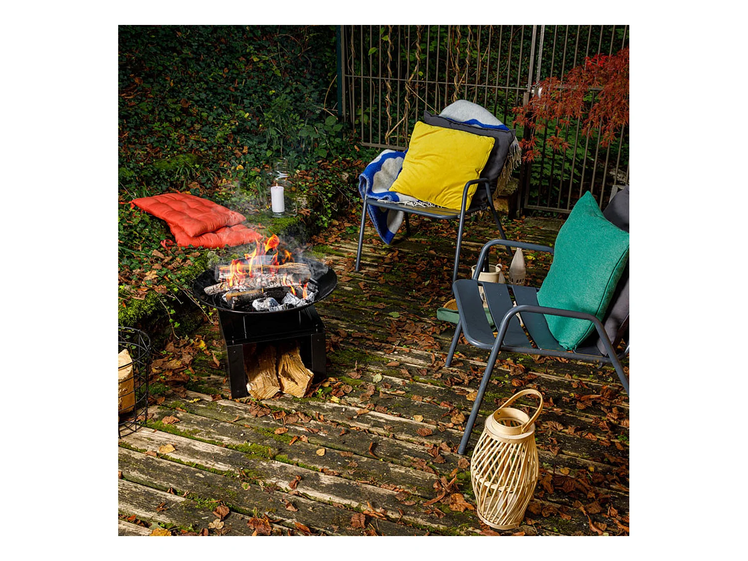 Brasero + range bûches - SOMAGIC