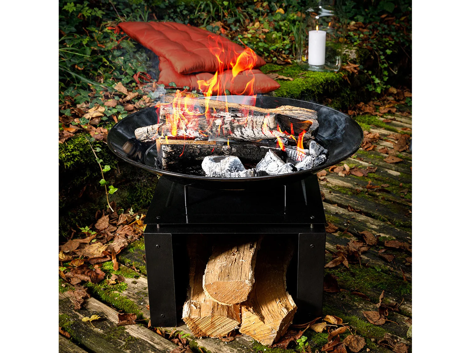 Braciere + portalegna