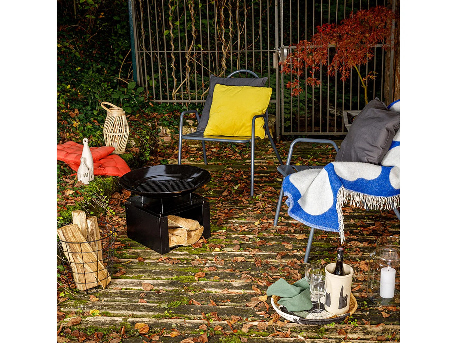 Braciere + portalegna