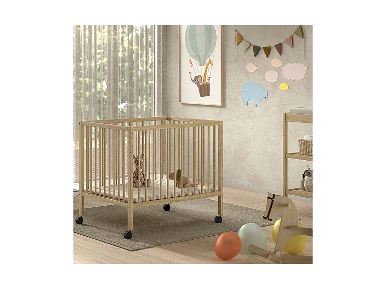 Parc bébé 95x75 Meryl Bois