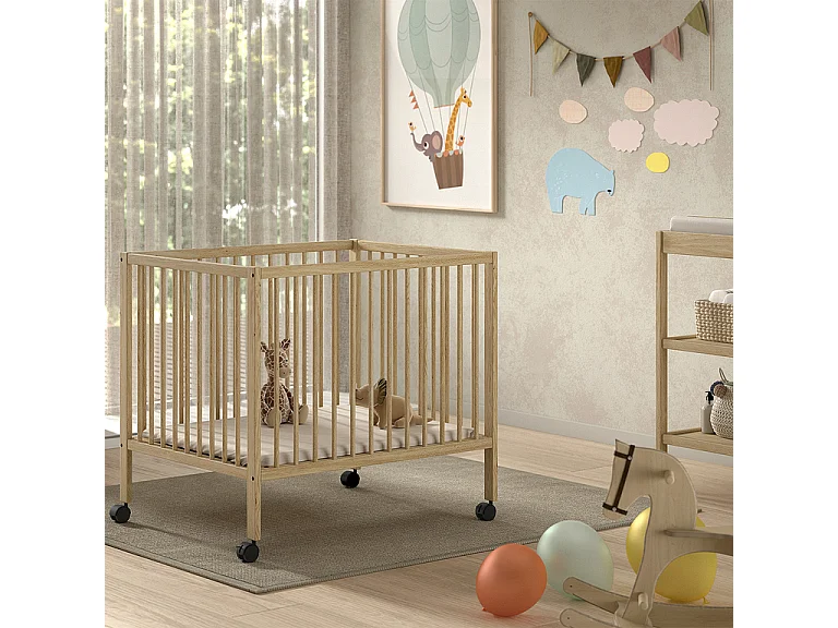 Parc bébé 95x75 Meryl Bois