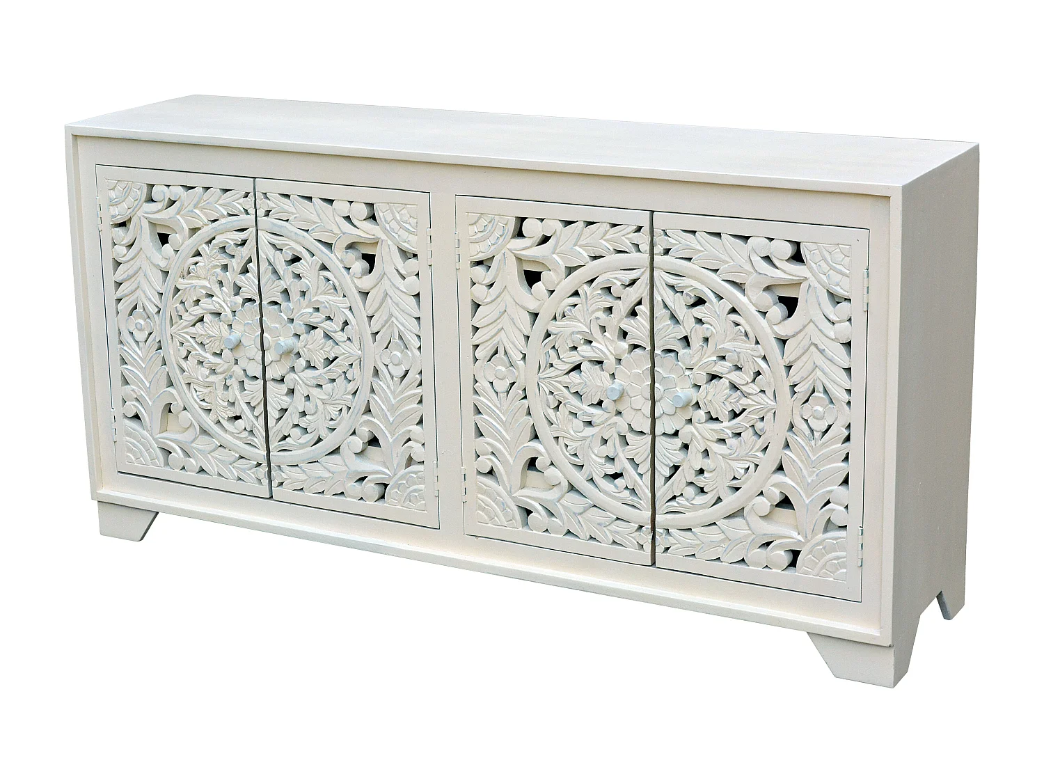 Kalita | Sideboard with 4 Doors in Cream Mango Wood