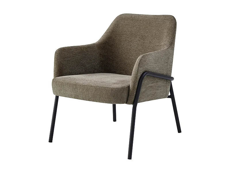 LAYTON-Fauteuil en tissu Luxury Taupe