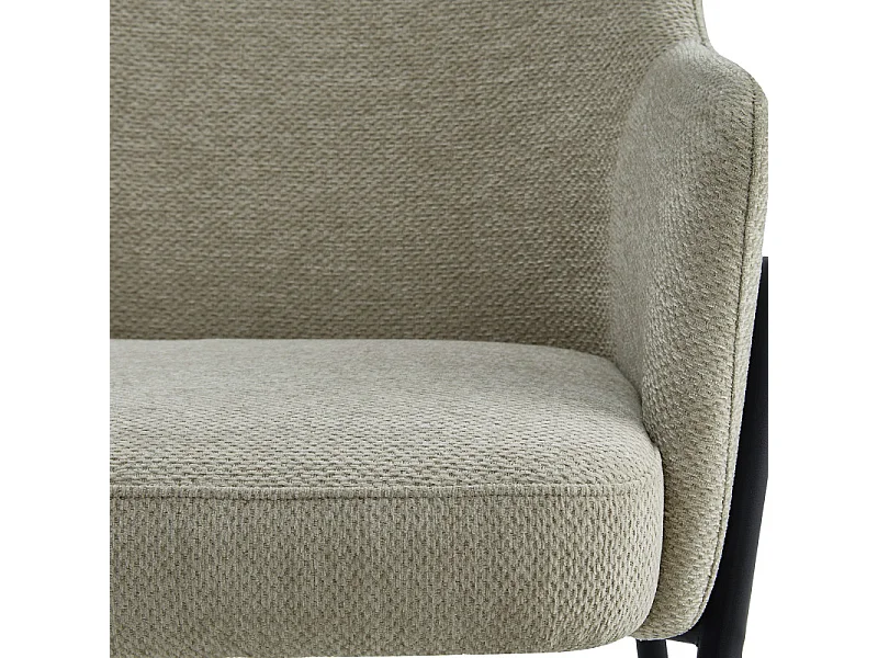 LAYTON-Poltrona in tessuto Luxury beige