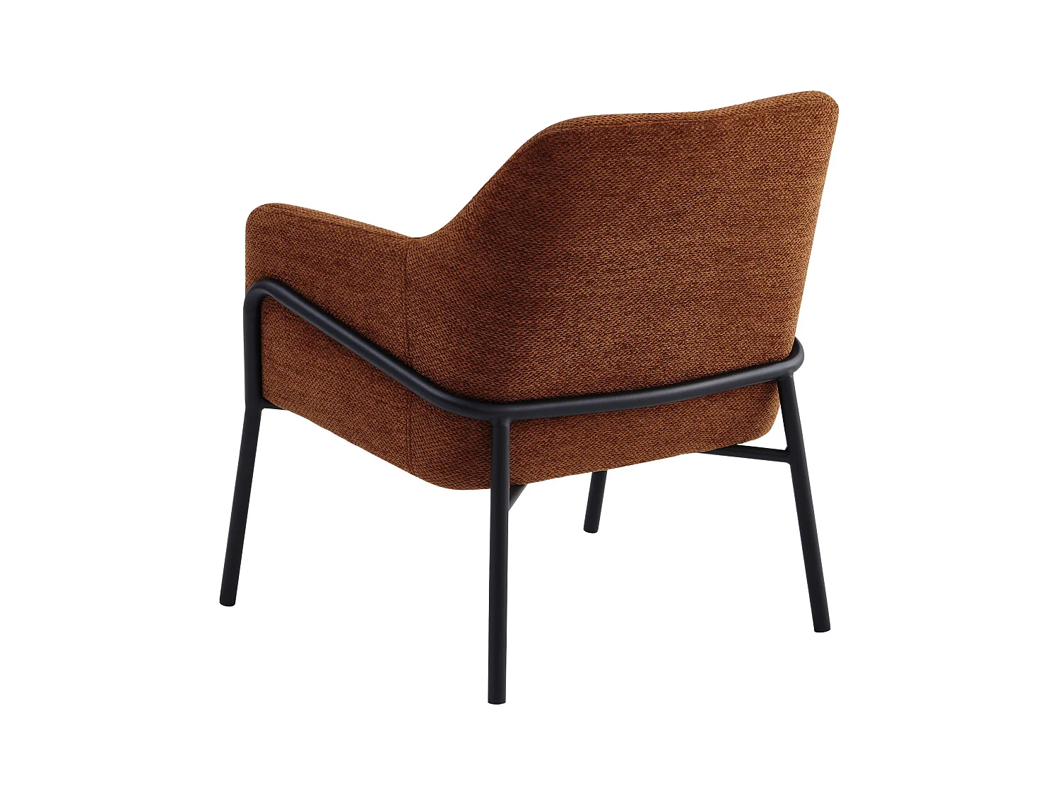 LAYTON-Poltrona in tessuto Luxury Terracotta