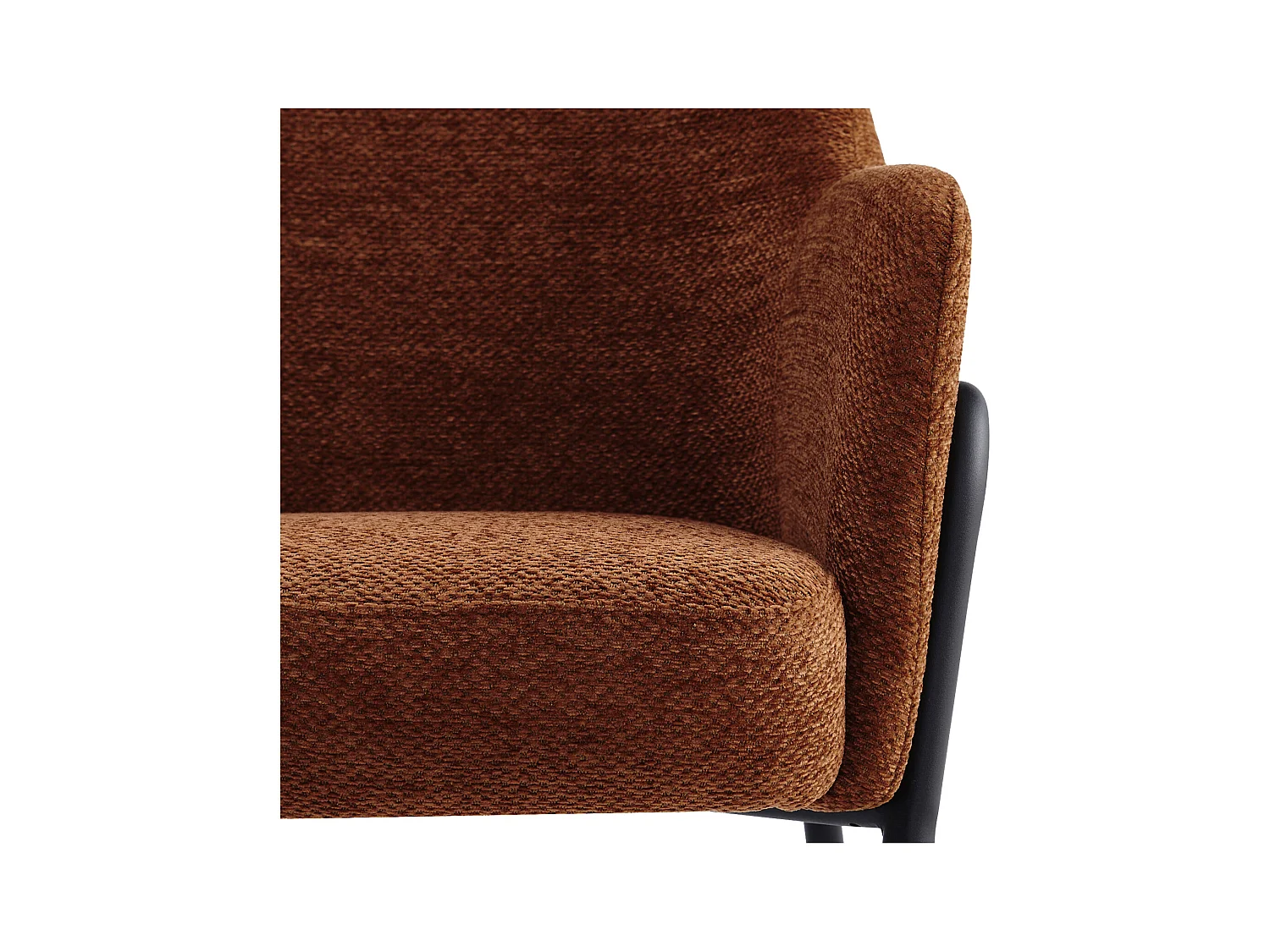 LAYTON-Poltrona in tessuto Luxury Terracotta