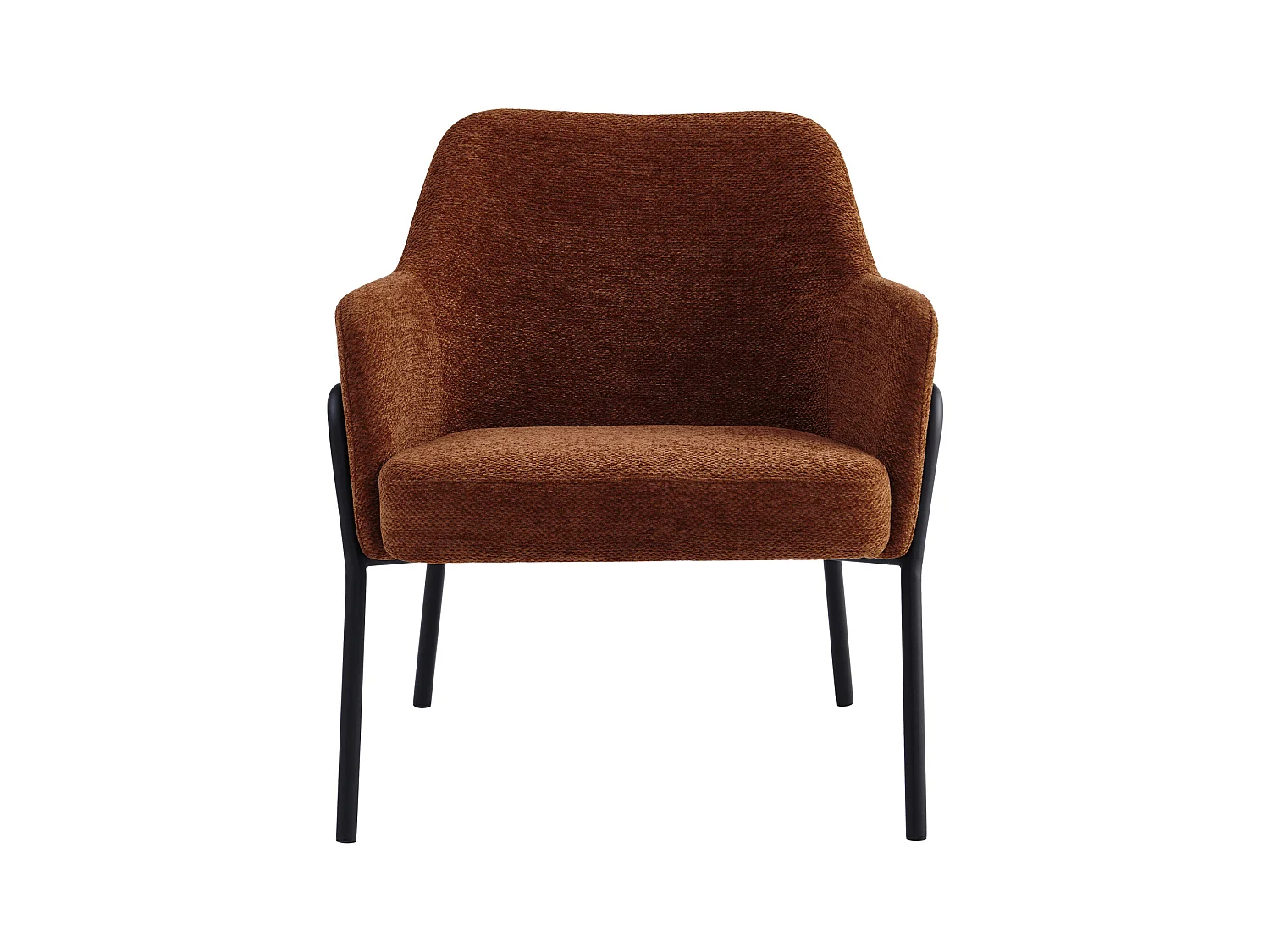 LAYTON-Poltrona in tessuto Luxury Terracotta