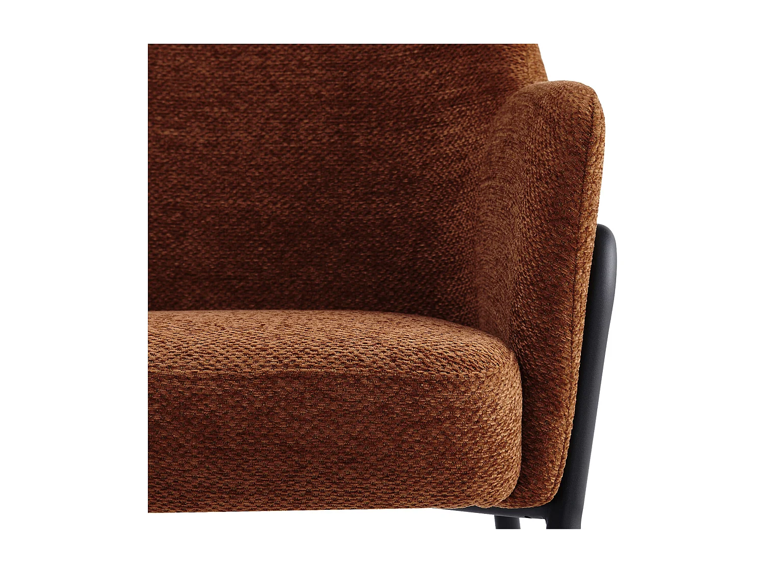 LAYTON-Poltrona in tessuto Luxury Terracotta