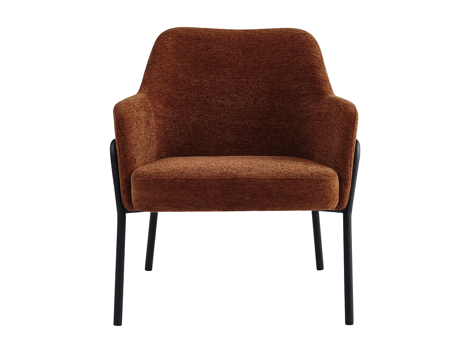 LAYTON-Poltrona in tessuto Luxury Terracotta