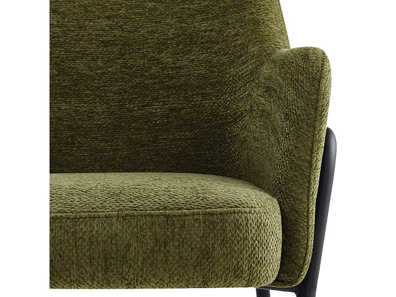 LAYTON-Poltrona in tessuto Luxury Kaki