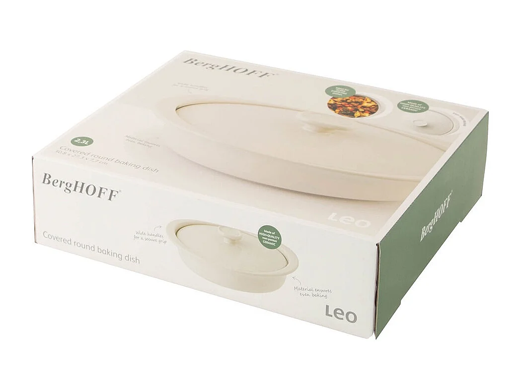 Berghoff Plat à four 2.3l en céramique avec couvercle - 3950511