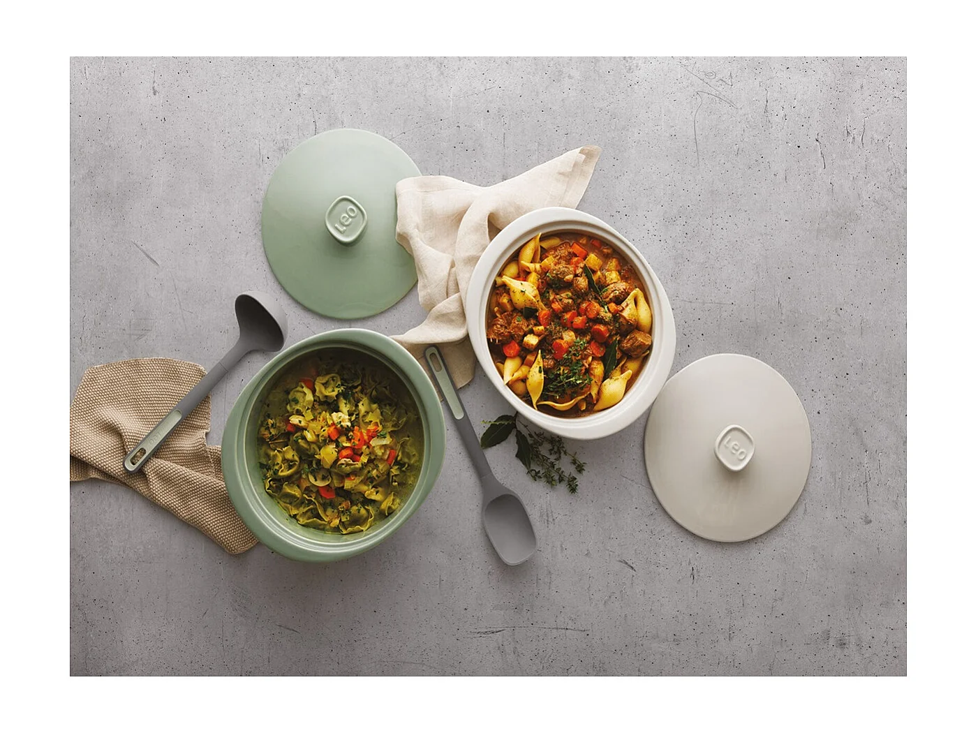 Berghoff Plat à four 2.3l en céramique avec couvercle - 3950511