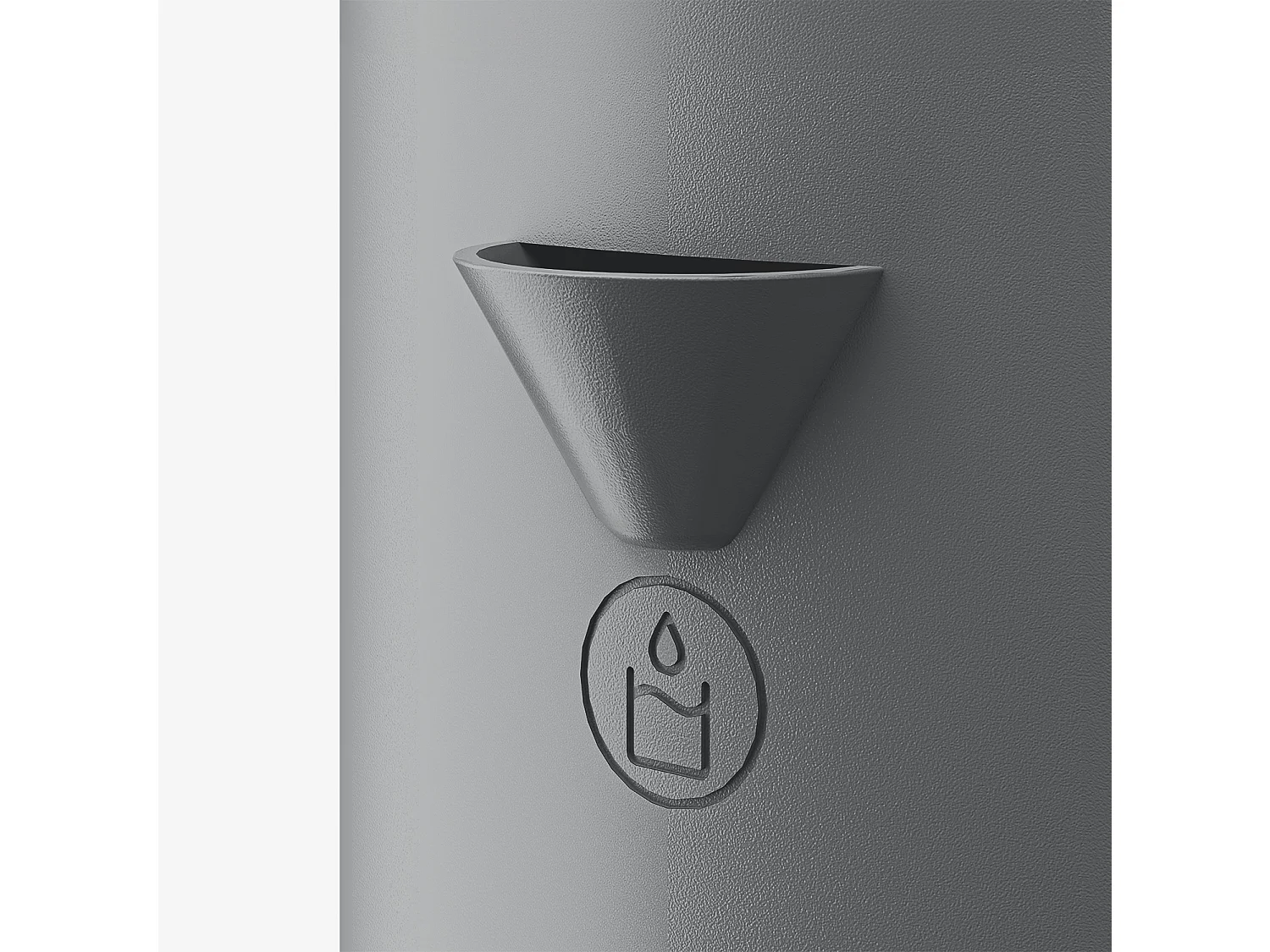 Osmo® Déshumidificateur 1,3L avec pastille de 700g - Gris