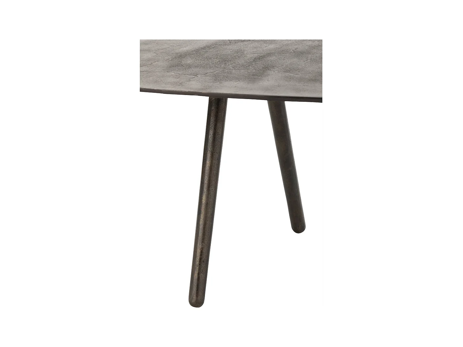 Table basse goutte métal noir élégance moderne salon