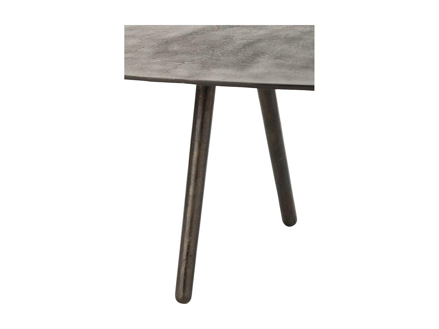 Table basse goutte métal noir élégance moderne salon