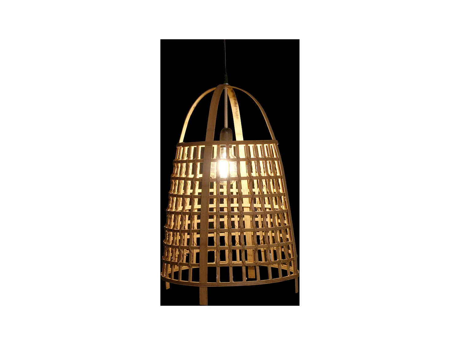 Suspension rotin élégance naturelle et chic