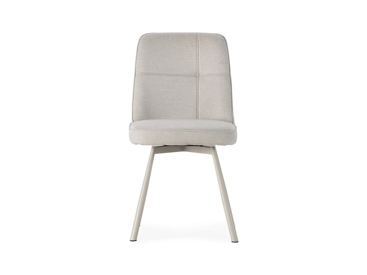 Game of 4 swivel fabric chairs H85.5 cm - IONA