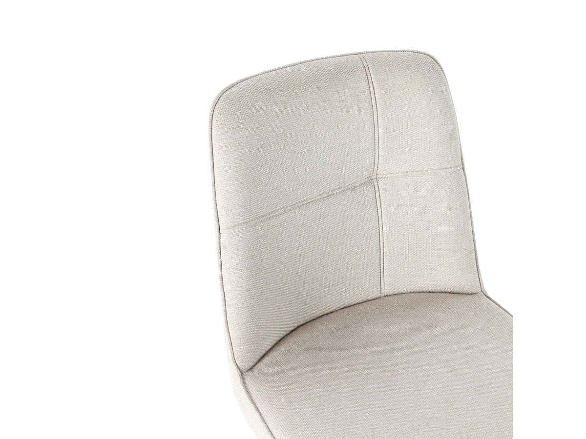 Lot de 4 chaises pivotantes en tissu H85,5 cm - IONA