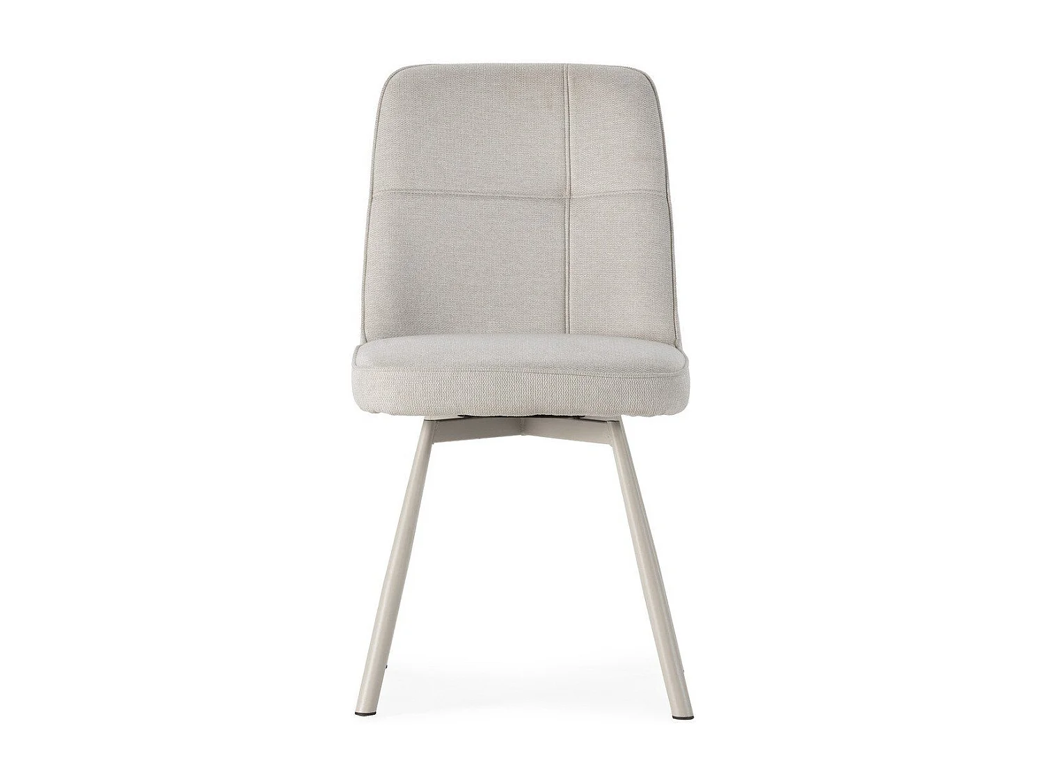 Game of 4 swivel fabric chairs H85.5 cm - IONA
