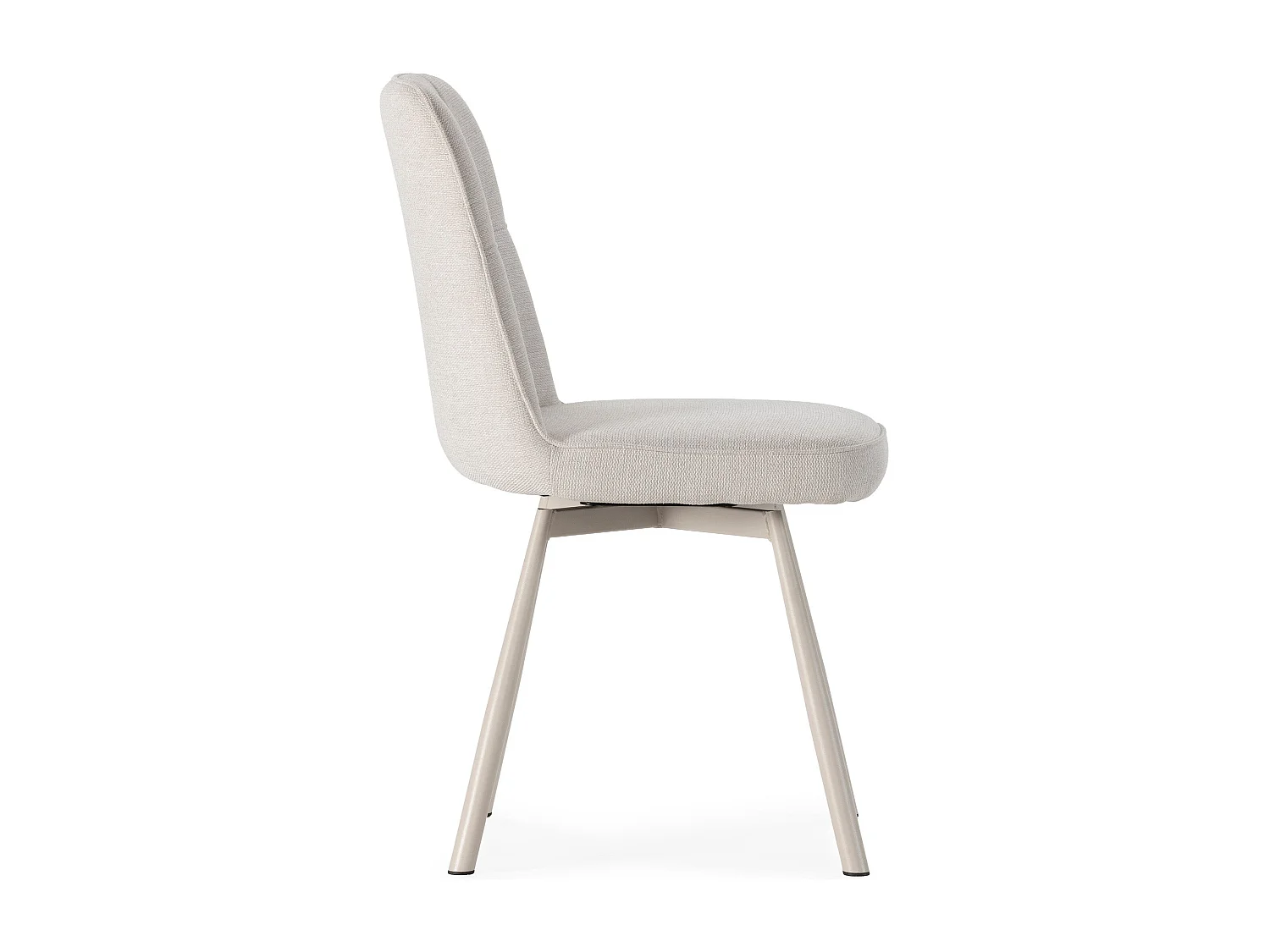 Game of 4 swivel fabric chairs H85.5 cm - IONA