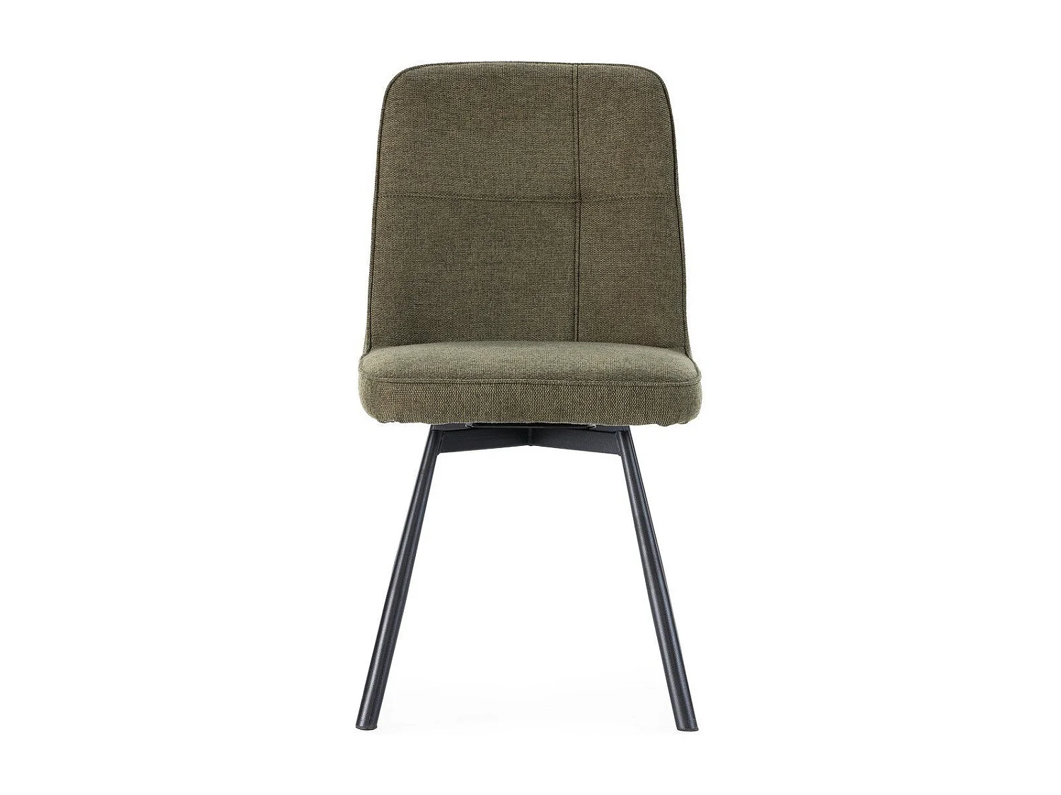 Game of 4 swivel fabric chairs H85.5 cm - IONA