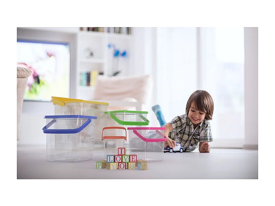 Zestaw 5 pojemników na żywność Herzberg HG-CFS5N1