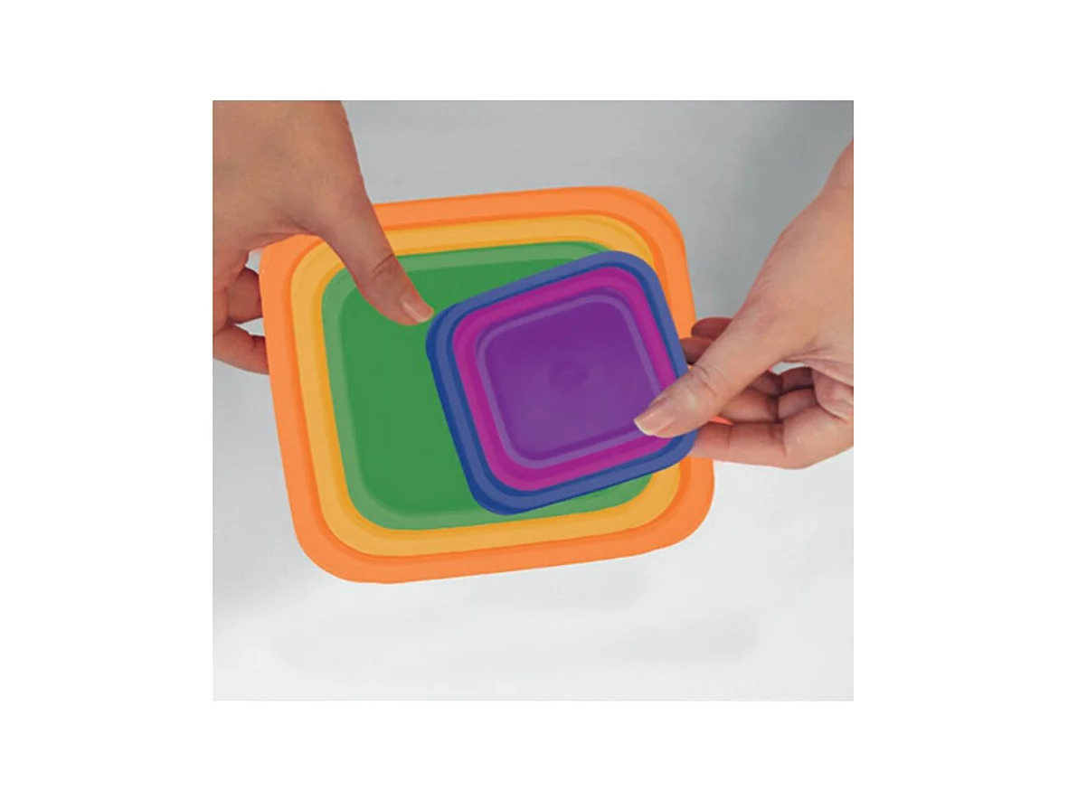 Herzberg HGSFS6N1 6-teiliges Lebensmittel-Aufbewahrungsbox-Set