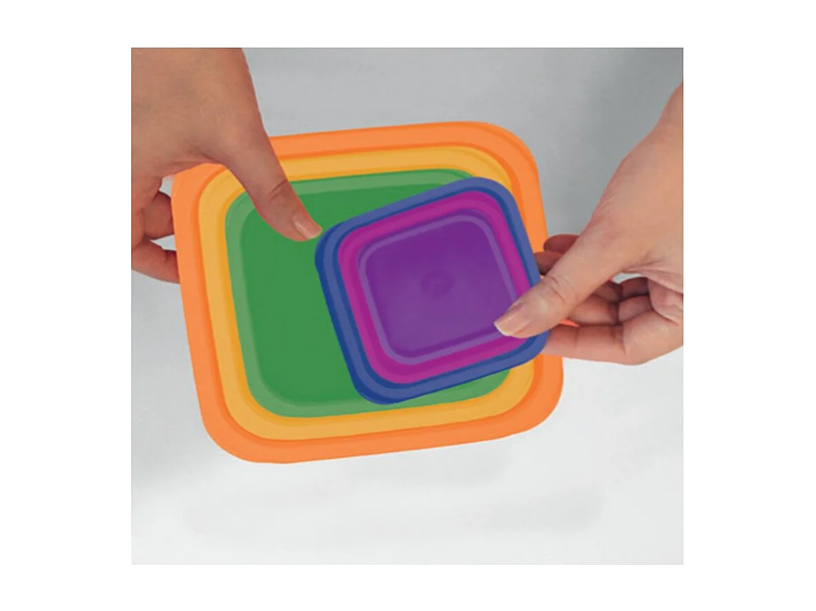 Herzberg HGSFS6N1 6-teiliges Lebensmittel-Aufbewahrungsbox-Set