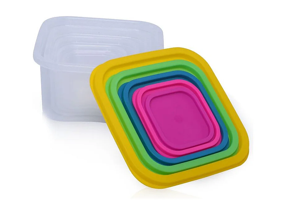 Ensemble de boites de conservations alimentaires 5 pièces Herzberg HGSFS5N1