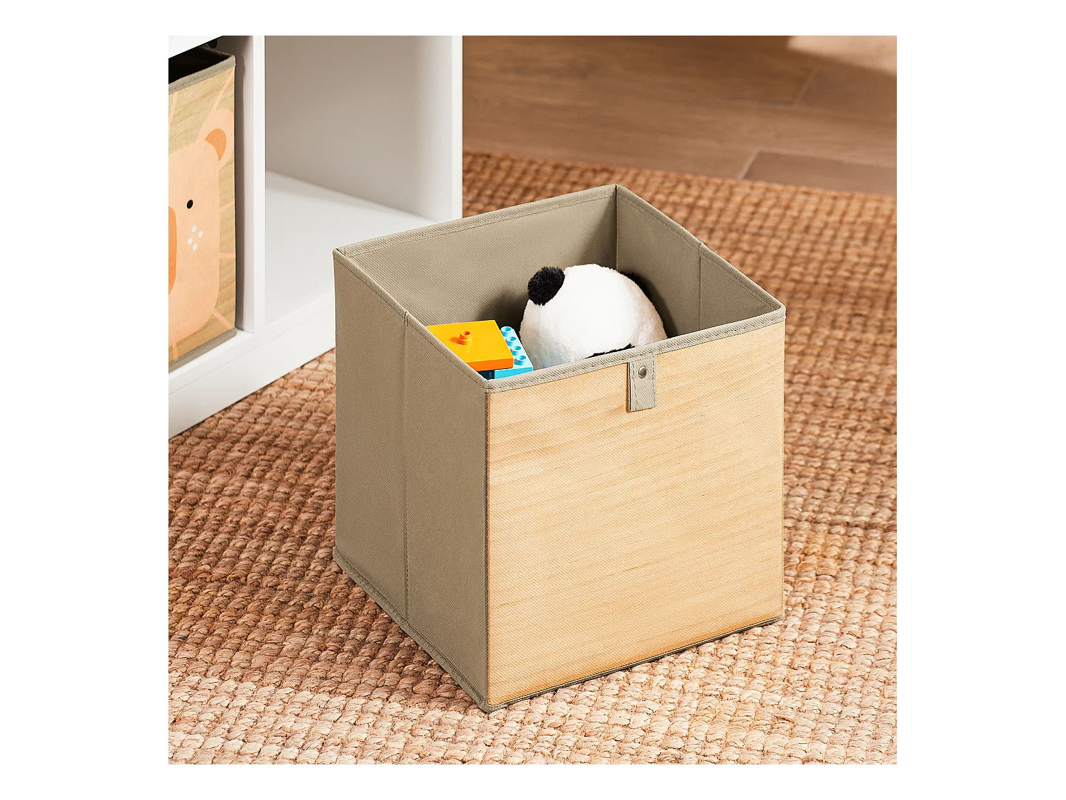 SoBuy Kindersitzgruppe mit 2 Stühlen und multifunktionalem Aktivitätstisch mit Stauraum in Weiß