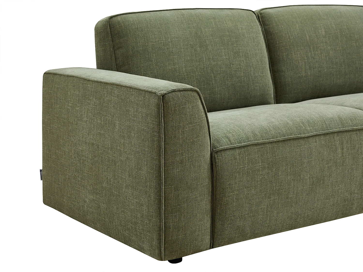 Canapé 3 places convertible express en tissu vert MOTETO