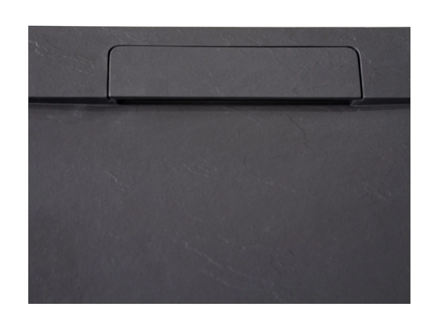 LIVA extraflache Schieferoptik Wand-Duschwanne 120x90cm 140x90