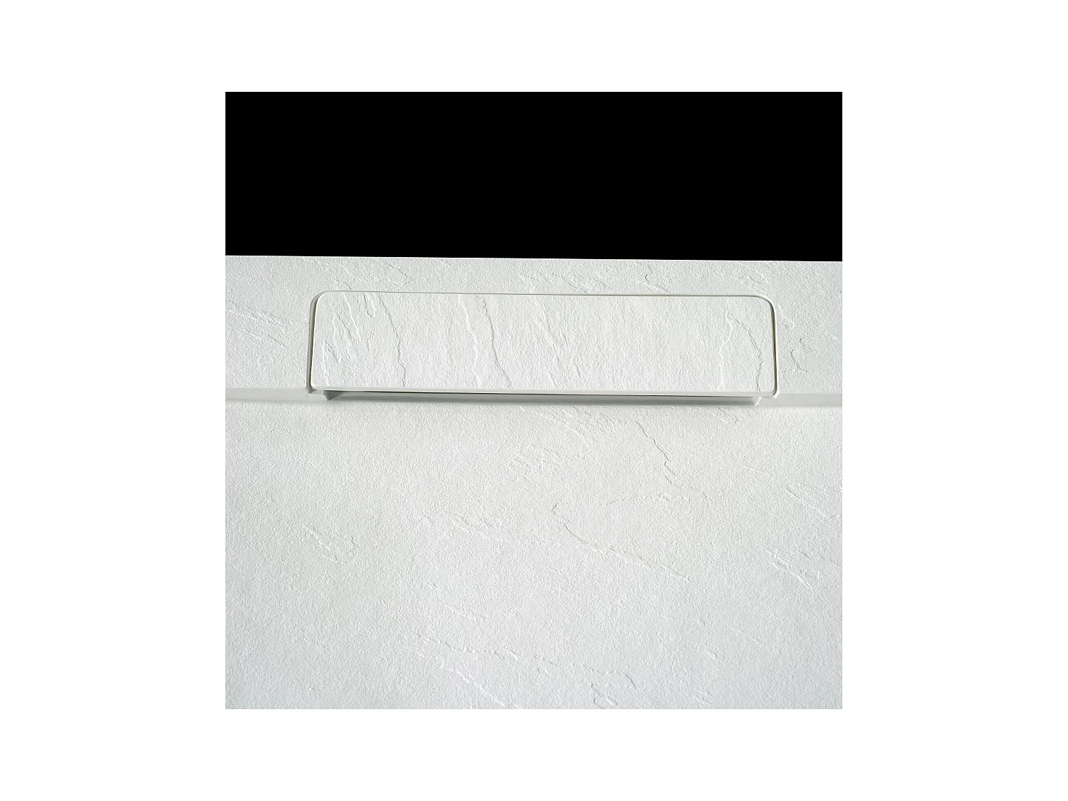 Plato de ducha de pared LIVA extraplano efecto pizarra 140x90cm 120x90