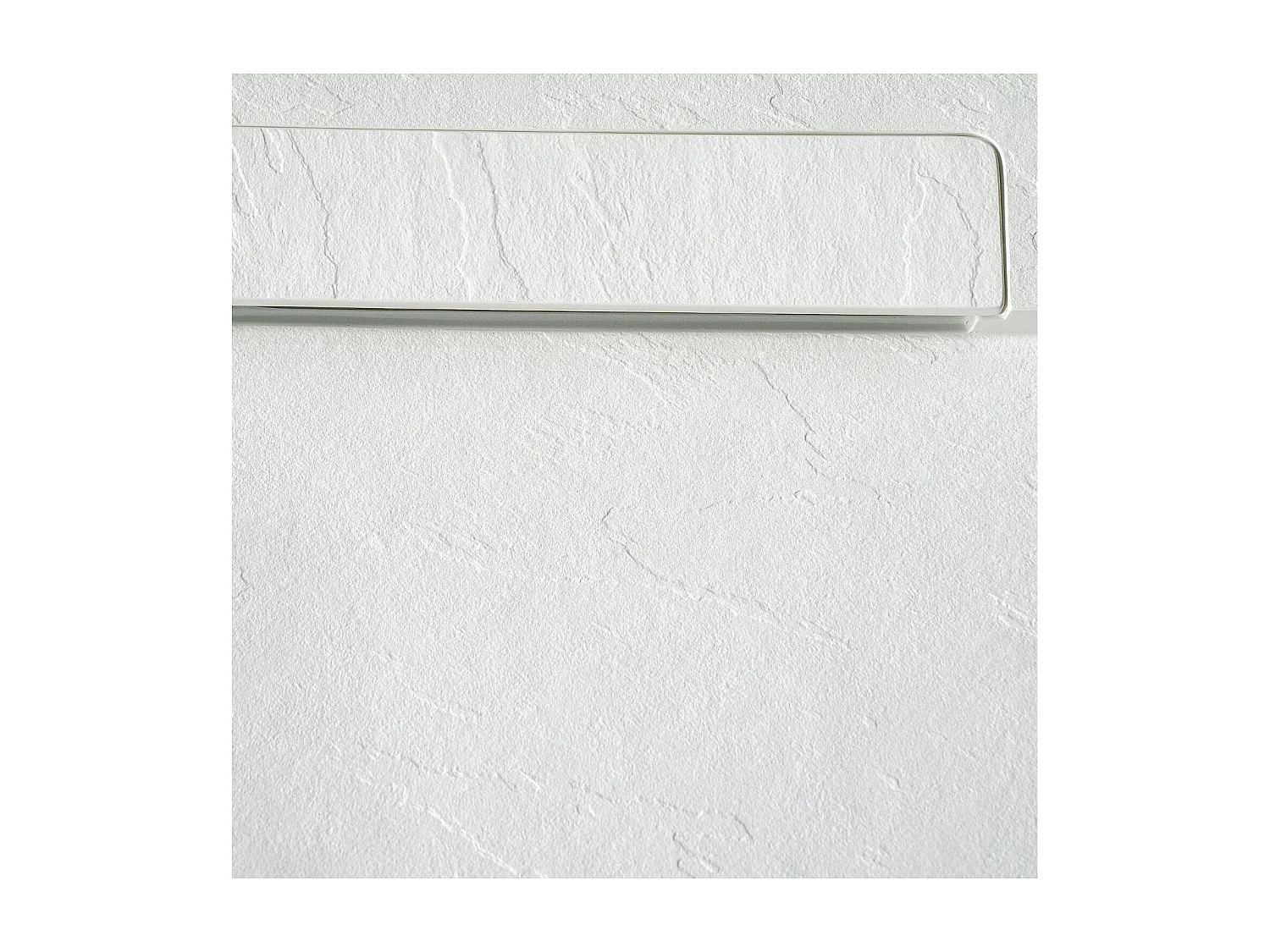 LIVA extra vlakke wanddouchebak in leisteenlook 140x90cm 120x90