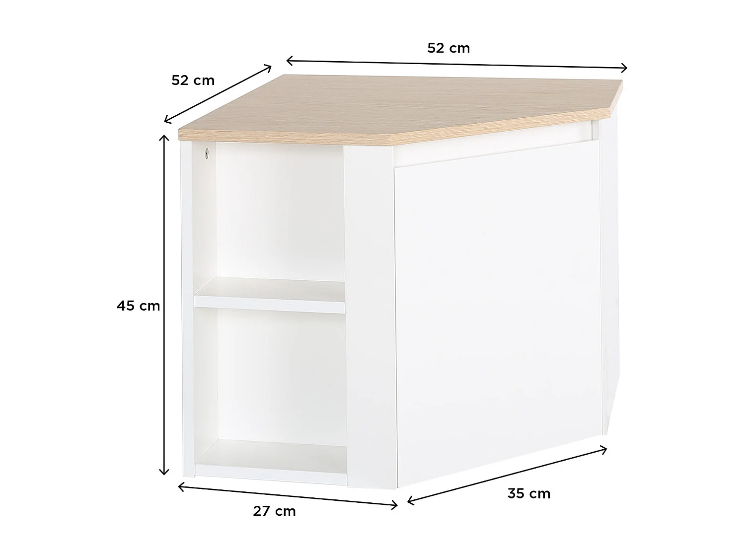 SORRENTO hoekbadkamermeubel