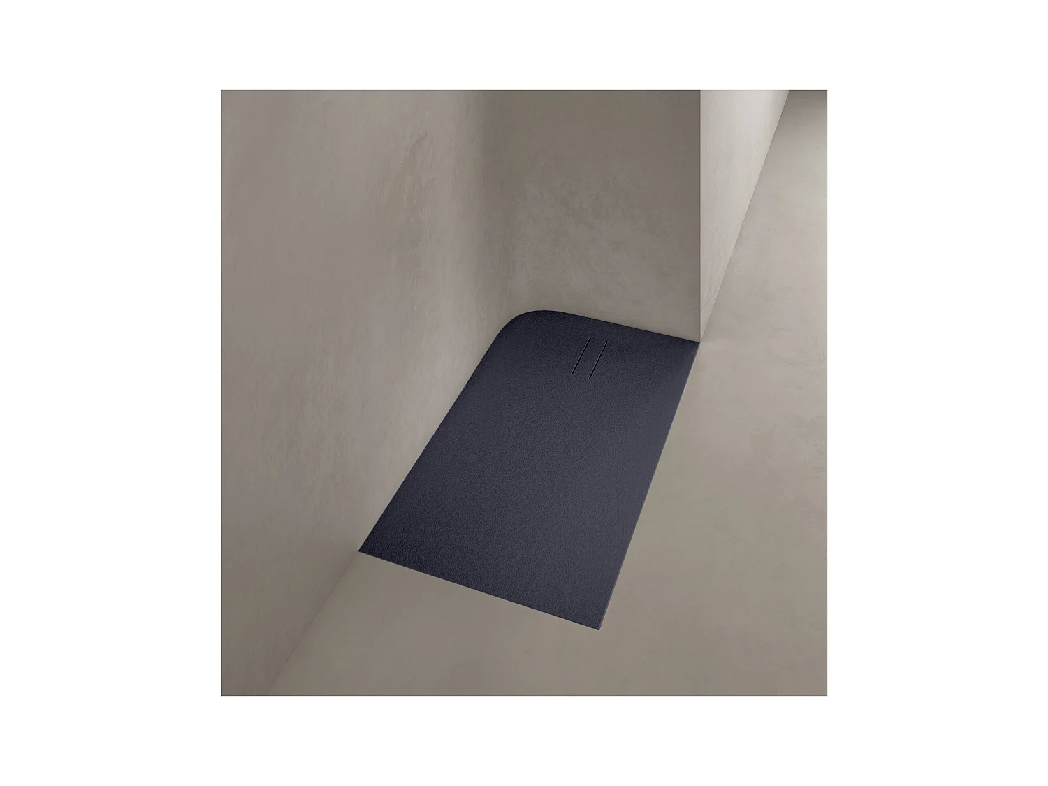 Receveur de douche aspect pierre extra-plat 120x80cm SOMA