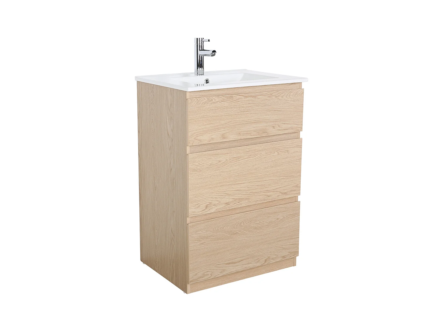 Mueble lavabo individual SORRENTO de 60 cm con patas
