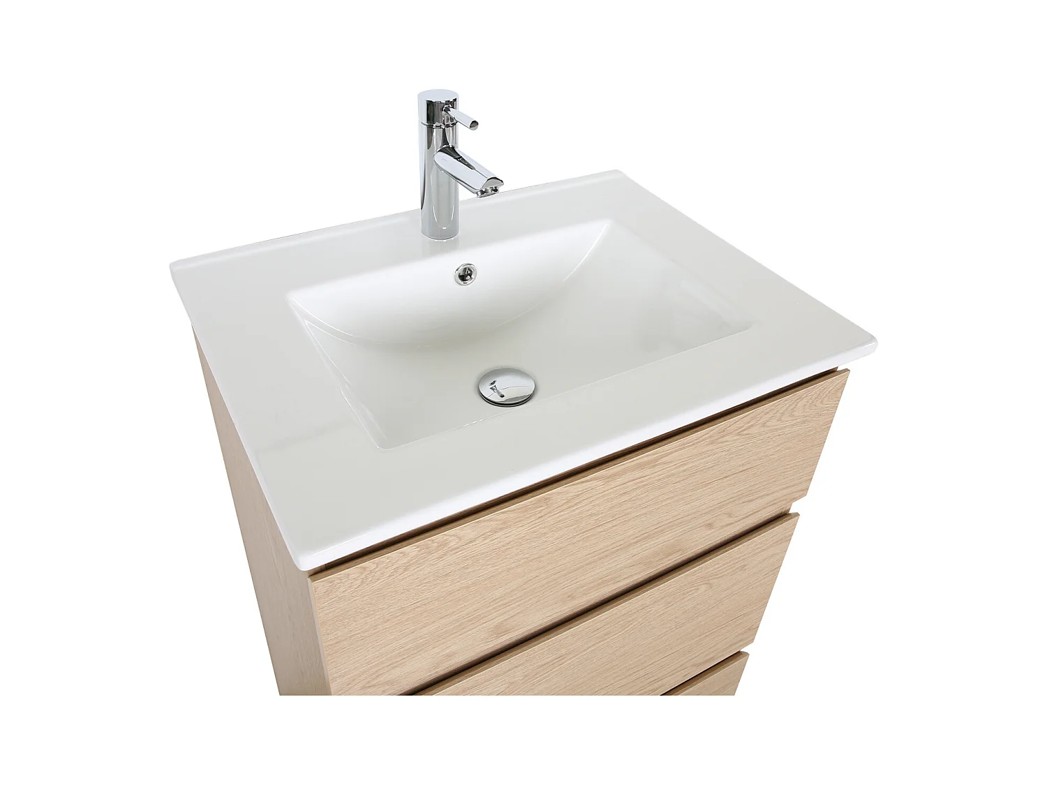 Mueble lavabo individual SORRENTO de 60 cm con patas