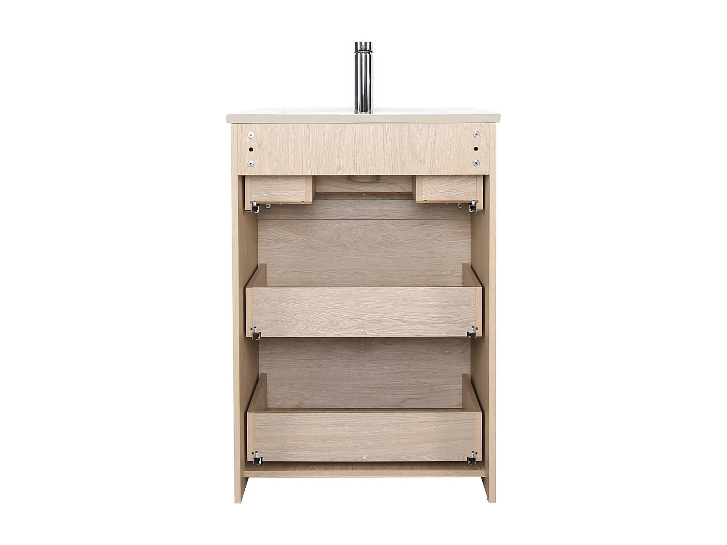 Mobile lavabo singolo SORRENTO 60cm su gambe