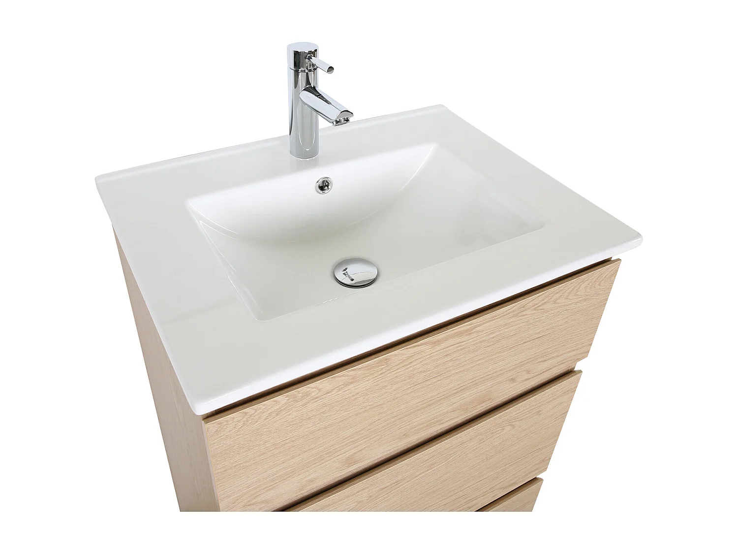 SORRENTO 60cm enkele wastafelmeubel op poten