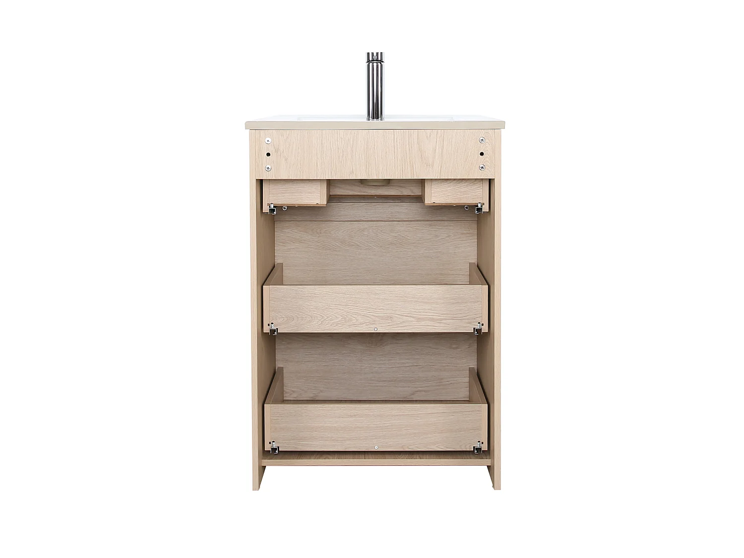 Meuble simple vasque SORRENTO sur pieds 60cm