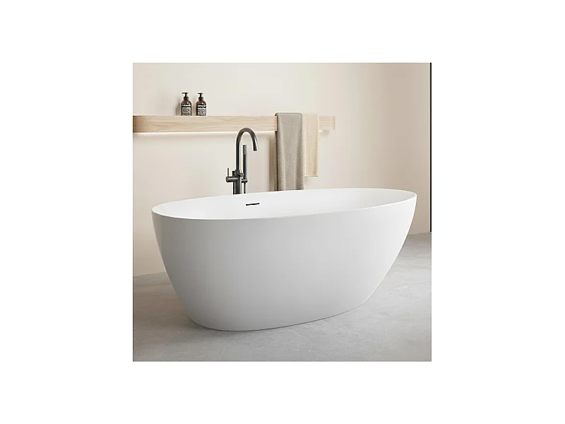 Bañera exenta BAÏA de acrílico blanco de 170 cm