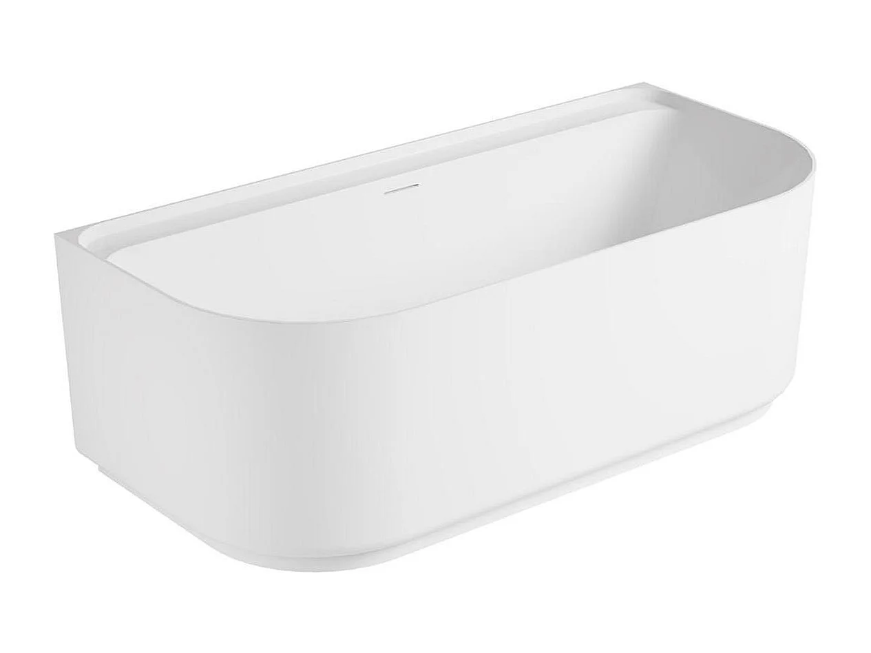 Vasca da bagno in acrilico bianco da parete EQUINOXE 170cm