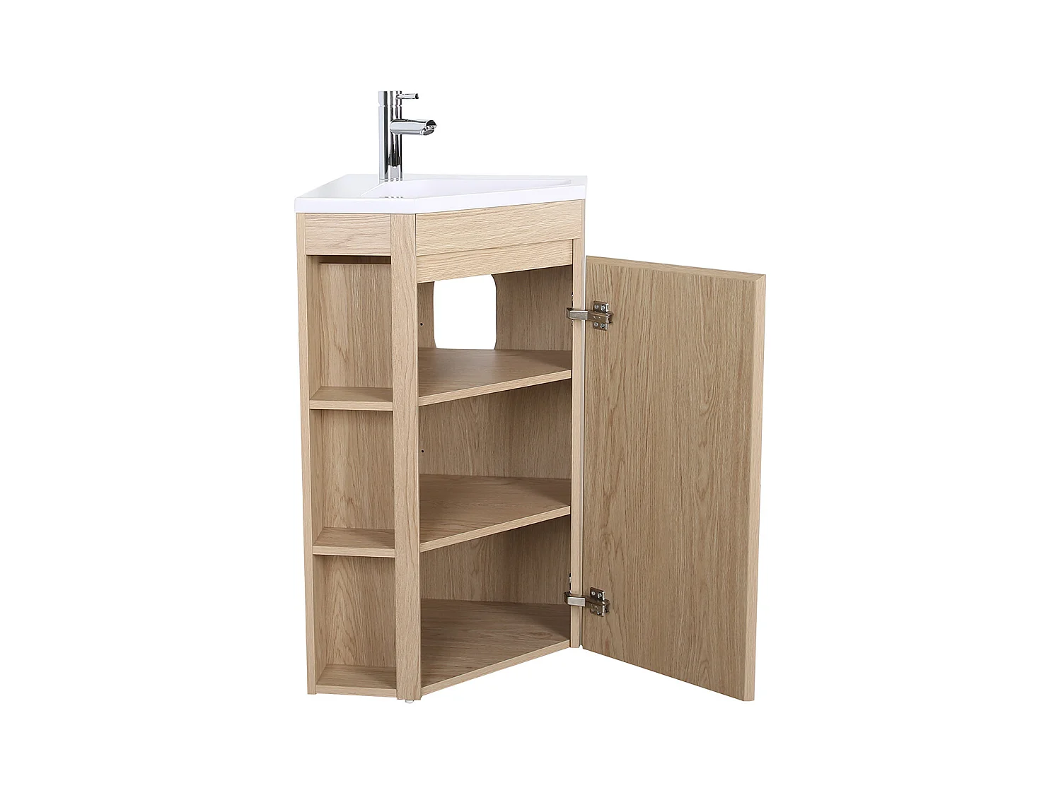 Mobile lavabo angolare singolo SORRENTO da 45 cm