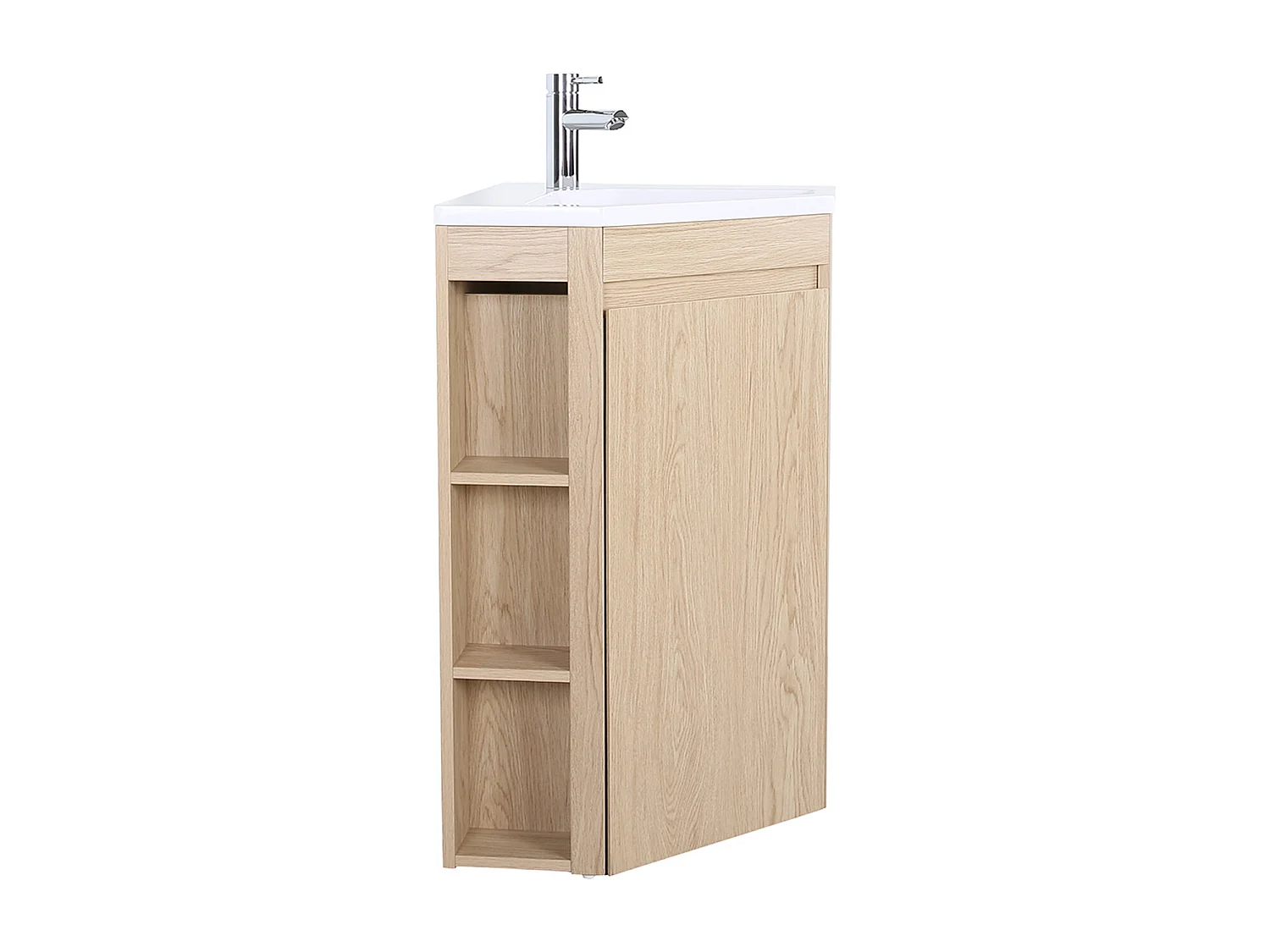 Meuble simple vasque d'angle SORRENTO 45cm