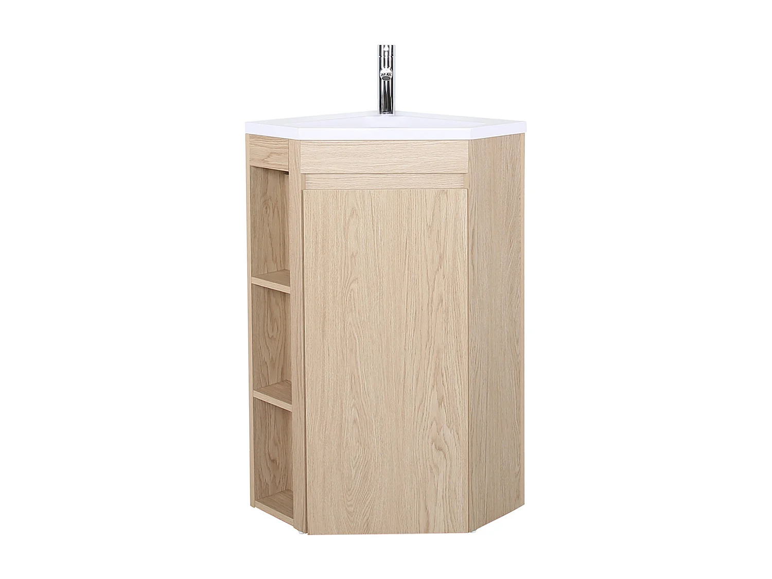 Meuble simple vasque d'angle SORRENTO 45cm