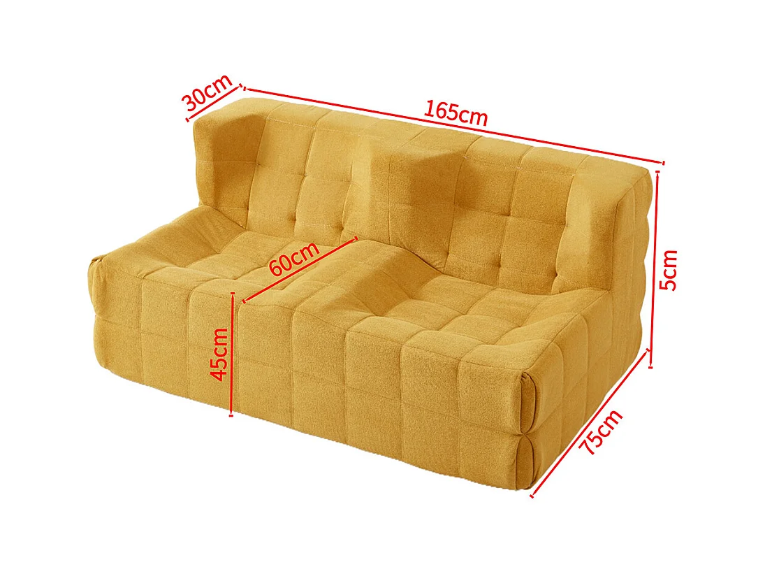 Canapé au sol design moderne fauteuil dappoint géant pour salon chambre à coucher bureau